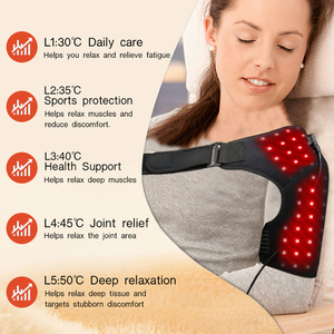 Ceinture d'épaule de thérapie par la lumière rouge portable 660nm 850nm Cadeaux d'affaires promotionnels Coussin de soutien d'épaule de thérapie par la lumière rouge - Product Image 2