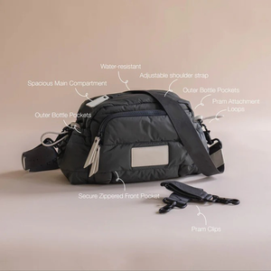 Sac à langer portable de nouvelle conception, rembourrage doux, organisateur <span class=keywords><strong>pour</strong></span> bébé avec sangles réglables <span class=keywords><strong>pour</strong></span> les voyages, la marche et l'usage quotidien - Product Image 6