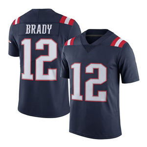 Großhandel New England 10 Drake Maye 12 Tom Brady 15 Ezekiel Elliott 4 Bailey Zappe Großhandel genähte Fußball trikot Shirts - Product Image 2