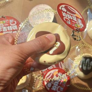 Moozy Octopus Meatball Mini Simulation Food Play Series Decompression Pinch <b>Toy</b> Soft Slow Rebound <b>Squishy</b> Keychain - Product Image 4