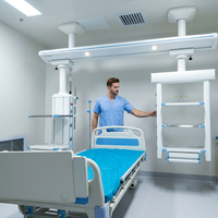 Support médical suspendu au plafond pour équipement chirurgical et usage en soins intensifs, certifié CE/ISO13485, multifonction LISEN MX-DT04D
