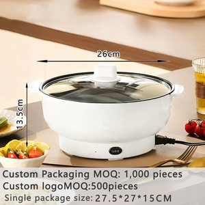 Sartén Eléctrica de Alta Gama Multifuncional con Revestimiento Antiadherente, Tapa de Vidrio Templado, Capacidad de 4L, Control de Temperatura para el Hogar - Product Image 6