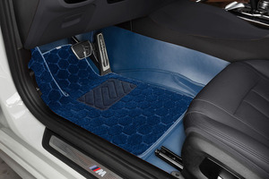 Tapis de sol de voiture Audi Q5, style <span class=keywords><strong>sport</strong></span> luxueux, ensemble complet 3 pièces, épaisseur 10 mm, toutes saisons, en PP, PET et nylon - Product Image 3