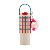 Thermos isotherme portable Madou Classic en acier inoxydable 304, écologique, avec paille, 750 ml, rétention thermique 12-24h
