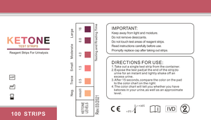 Bandelette de test de cétone d'équipement médical de vente chaude capée kits de test de cétone d'urine papier de test rapide - Product Image 3
