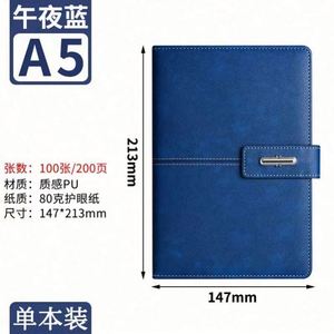 Customized Pu Leather Hardcover Thread Sewn A5 Journal Corporate Gift <b>Set</b> Promotional Luxury Business Gift <b>Notebook</b> Pen - Product Image 4