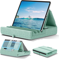 Support pliable en plastique pour tablette iPad Pro 12.9/10.5 Air Mini 6/5/4/3 et liseuse Kindle - Utilisation sur lit, canapé ou bureau