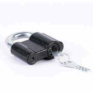 Vente en gros de cadenas de haute qualité OEM <span class=keywords><strong>ODM</strong></span>, cadenas solide, vente chaude en Russie, cadenas noir, 3 clés, étanche, antivol - Product Image 4