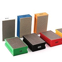 Almohadillas de mano de diamante para pulido de mármol rectangular Dureza media OEM Fórmula especial personalizable para el cuidado delicado de la superficie de mármol