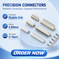 Maßgefertigter Kabelbaum für Haushaltsgeräte mit 2,0 mm Rastermaß, Wire-to-Board-Steckverbinder, Äquivalent zu Molex MicroBlade Side-Entry-Header, Hersteller aus China