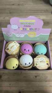 Jouet Squishy Multicolore Écologique Non Toxique Inodore en Forme de Dim Sum, Balle Mochi à Remontée Lente, Anti-Stress, Cadeau d'Anniversaire - Product Image 2