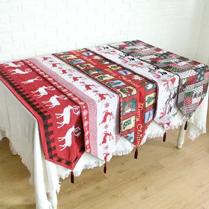 2023 Christmas decoration drop shipping for Christmas Table Runner (13''x 70'')