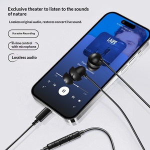 Nuevos Auriculares Intrauditivos con Cable TIPO-C, Decodificación Digital de 384K, TPE/Silicona, Cable de 1.2m, para Dormir de Lado, Sin Presión, Reducción de Ruido - Product Image 4