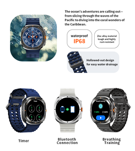 <span class=keywords><strong>สมาร์ทวอทช์</strong></span> AI รุ่นใหม่ ปี 2025 หน้าจอ Ultra HD รับสายได้ ChatGPT ตรวจจับการนอนหลับ กันน้ำ IP68 ชาร์จไร้สาย สายซิลิโคน หลายฟังก์ชั่น - Product Image 4