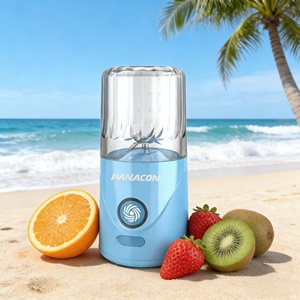 เครื่องปั่นพกพาขนาดเล็ก 260 มล. แบบไร้สาย ใช้สาย USB ใบมีด SUS304 2 ใบ ปลอดสาร BPA ป้องกันการรั่วซึม ปรับความเร็วได้ บดน้ำแข็งได้ เหมาะสำหรับใช้งานกลางแจ้ง - Product Image 6
