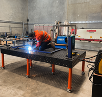 Nouveau kit de fixation de table de soudage modulaire 3D haute précision, construction en acier nitrué, aucune électricité requise pour l'assemblage de soudage