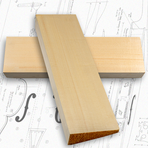 NAOMI Blocco di Legno di Abete Invecchiato Essiccato per Violino, Legno di Abete Russo per Violini e Mandolini 4/4-1/8, Legno Acustico di Abete - Product Image 1