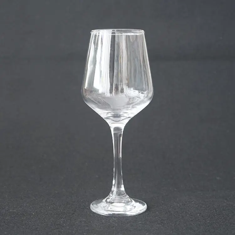 Wholesale reusable classic 14oz lead free stemmed wine glasses for wedding party