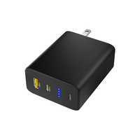 Banco de Energía Portátil con Tecnología GaN, Venta al Por Mayor de Fábrica, Carga Rápida Tipo-C y USB-A, Resistente al Agua, PD45W 20W 5000mAh, Enchufe de CA, Uso en Exteriores