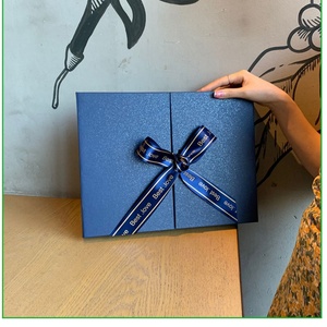 Custom Logo Collapsible Rigid Cardboard <b>Gift</b> <b>Box</b> Pink with Ribbon Closure Fashionable <b>Magnetic</b> Paper Packaging for <b>Gifts</b> - Product Image 4