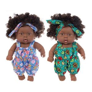 Muñecas Negras de 8 Pulgadas, Afroamericanas, con Cabello Afro Explosivo, Muñecas Negras, Juguete para Niños - Product Image 1