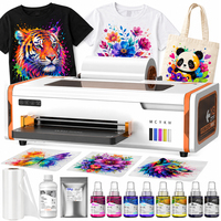 COLORSUN Printer DTF A4 Baru XP600 Printhead Otomatis Mesin Cetak Langsung ke Film Printer Transfer Kaos