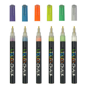 12สีพรีเมี่ยมหน้าต่างกระดานดำปากกานีออนรวมทั้ง2สีโลหะ,ภาพวาดและการวาดภาพสำหรับเด็ก - Product Image 5