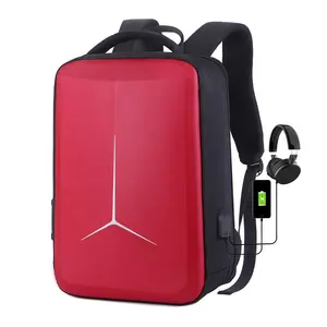 Grande capacidade viagens nylon impermeável anti-roubo USB carregador extra grande mochila laptop com bloqueio codificado segurança