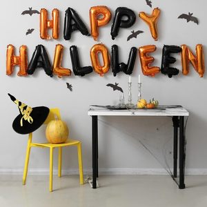 Fournitures de fête de bannière de lettre en aluminium de 16 pouces pour décorations de fête d'Halloween - Product Image 1