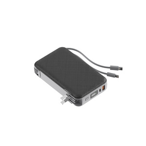 22.5W PD Fast Charging 10000mAh Foldable Plug Power Bank Cross-Border Portable Dual Cable for Mobile Business Promotional Gifts