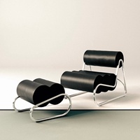 Vente directe usine – Fauteuil cylindrique Baohaus Design Sense – Série complète de canapés métalliques de niche personnalisables