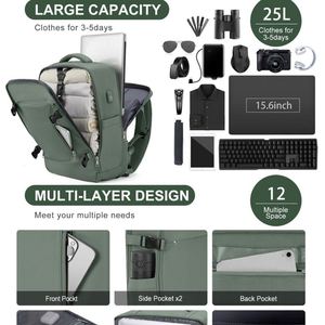 Airplane Custom Large Capacity Extendable Usb Charging Black <b>Backpack</b> Storage Bag Durable Business <b>Computer</b> <b>Backpack</b> for Travel - Product Image 3