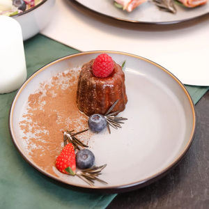 En septiembre, un juego de 20 piezas de <span class=keywords><strong>vajilla</strong></span> de herramientas de piedra redonda de estilo nórdico con esmalte reactivo está a la venta - Product Image 2