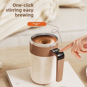 Wholesale Smart Temperature <strong>Control</strong> 316 Stainless Steel Auto Stirring Mug, CE/FCC Certified Auto Mixing Coffee - Product Image 4