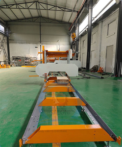 Grume moteur diesel <span class=keywords><strong>scierie</strong></span> machine à bois portable <span class=keywords><strong>scierie</strong></span> à ruban avec remorque scie moulin machine - Product Image 5