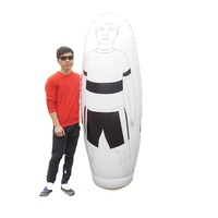 Mannequin de football gonflable pour adulte de 2 m, mannequin d'entraînement, défense, grand