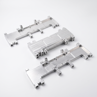 Plaque de refroidissement liquide en aluminium usinée CNC sur mesure OEM, bloc d'eau, dissipateur thermique, radiateur pour la gestion thermique des GPU et CPU des serveurs IA