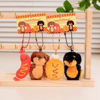 Grosir boneka anjing boneka lembut kustom hewan Plushie anak anjing Dachshund mesin cakar penjual Lucu Kawaii mainan mewah dijual