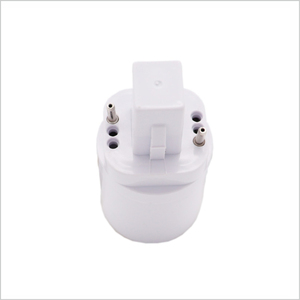 Convertisseur de support de lampe 2 broches <span class=keywords><strong>G24</strong></span> à <span class=keywords><strong>E27</strong></span> <span class=keywords><strong>Adaptateur</strong></span> de douille d'ampoule à ampoule halogène LED Convertisseur de douille <span class=keywords><strong>G24</strong></span> blanche - Product Image 5