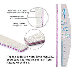 <span class=keywords><strong>Lima</strong></span> de Uñas Personalizada de Papel de Lija Japonés al por Mayor, Zebra <span class=keywords><strong>100</strong></span>/<span class=keywords><strong>180</strong></span>, Limas de Uñas - Product Image 4