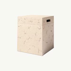 Mesa de hoguera cuadrada de hormigón moderna para exteriores, tamaño personalizado para calentador de Patio y fábrica de hogueras de jardín, superventas, OEM y ODM - Product Image 4