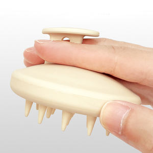 Brosse de massage en silicone pour le cuir chevelu et le corps, démangeaisons, nettoyage des racines, peigne de massage du cuir chevelu, brosse de bain - Product Image 3