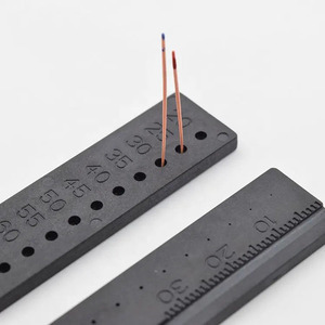 JINGC <strong>Endodontic</strong> File Measuring Ruler with <strong>Gutta</strong> <strong>Percha</strong> Point Cutter Gauge Dental Root Canal Size Measurement Instrument - Product Image 1