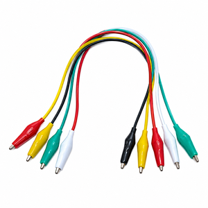 Fil de connexion électrique temporaire 22 AWG avec pinces crocodiles, fil de test à double extrémité avec pinces crocodiles - Product Image 3