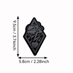 แผ่นแปะ PVC แบบเรืองแสงในที่มืด <span class=keywords><strong>Groza</strong></span> Drone Storm พร้อมแถบตีนตุ๊กแก สำหรับติดกระเป๋าเป้ หมวก เสื้อแจ็คเก็ต กระเป๋า ของตกแต่งงานฝีมือ DIY สำหรับกิจกรรมกลางแจ้ง - Product Image 6