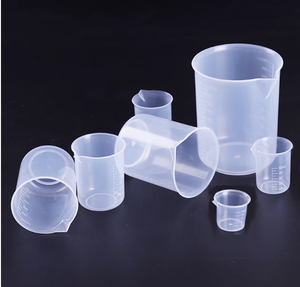 Bécher en plastique à l'échelle sans poignée avec tasse à mesurer en plastique en matériau PP épaissi. - Product Image 2