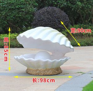 Zeester Schelp Conch Schildpad Vijverdecoratie Mariene Dierensimulatie Koraal Glasvezel Sculptuur Ornament Aangepaste Kleur - Product Image 6