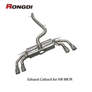 ท่อไอเสียแคทแบ็กสแตนเลส Rongdi 304 หนา 1.5 มม. สำหรับรถยนต์ VW Golf Mk7 7r/7.5r 2.0t ปี 2010-2020 - Product Image 2