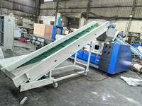 Machine de recyclage de film HDPE LDPE EVA PP à extrusion monovis avec refroidissement par eau SJ-120
