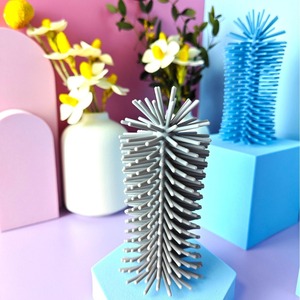 Brosse de nettoyage de bouteille en silicone de résistance à la chaleur douce de dissolvant bactérien de nettoyage en profondeur de dernier style en gros - Product Image 6